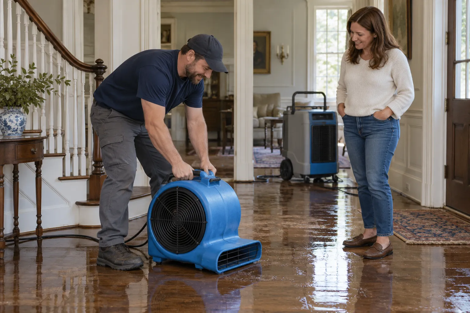 Water Extraction & Structural Drying in Richmond, VA